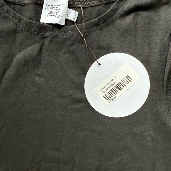 Princess Polly Lex Maxi Dress Black US 6 NWT IN PACKAGE - Picture 6 of 8